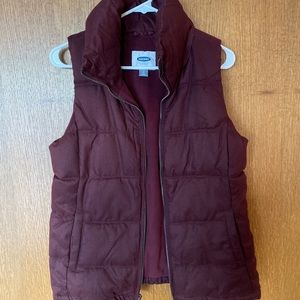 Maroon Winter Vest